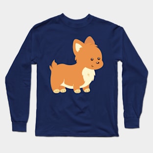 Corgi Dog Puppy Long Sleeve T-Shirt